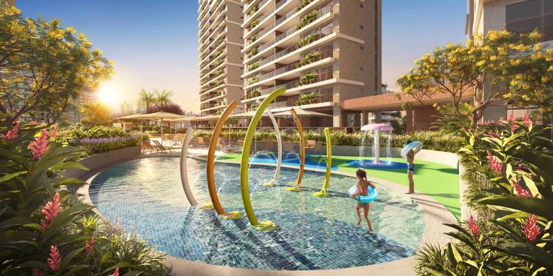 PERSPECTIVA ILUSTRATIVA DA ESPAÇO AQUÁTICO INFANTIL