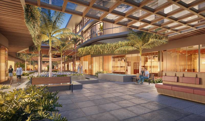 PERSPECTIVA ILUSTRATIVA DO  MALL.